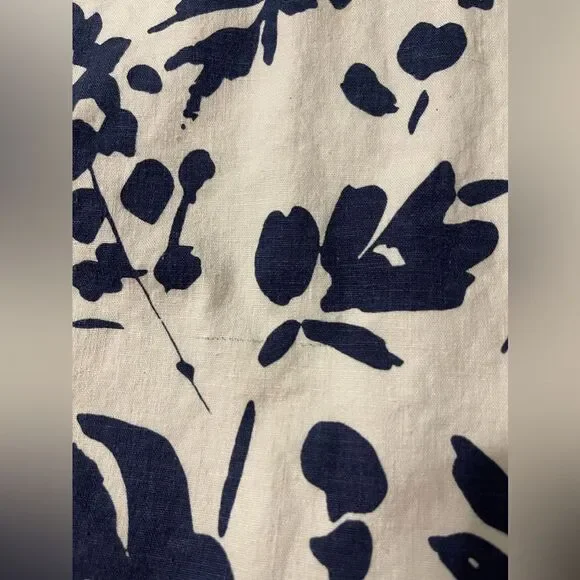 Magaschoni Women’s Floral Linen Blend Short Dress Size 8 - Picture 7 of 7